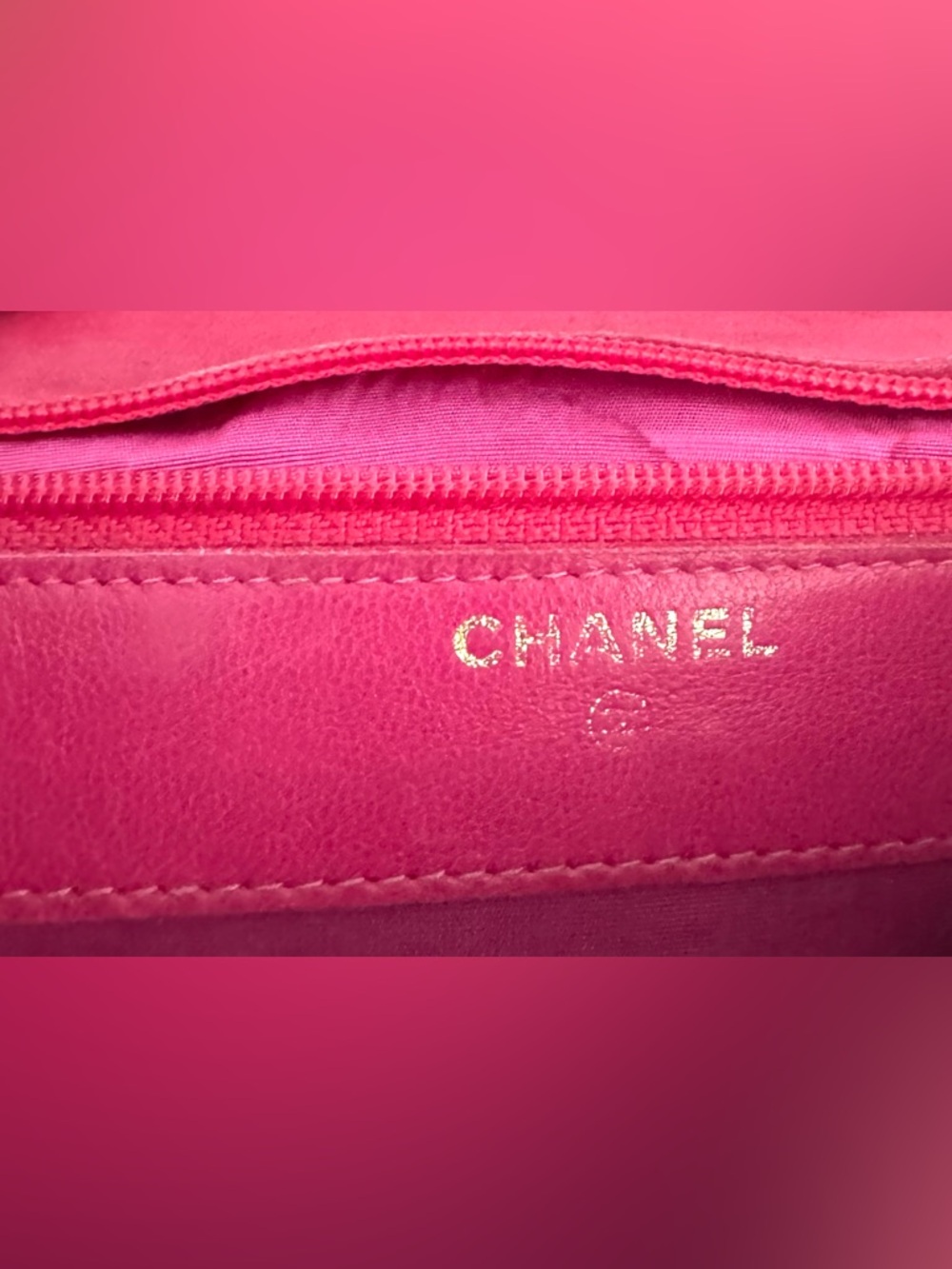 CHANEL Pink Caviar CC Wallet Authentication Card & Serial Sticker - Picture 12 of 12